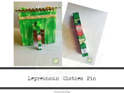 Leprechaun Clothes Pin